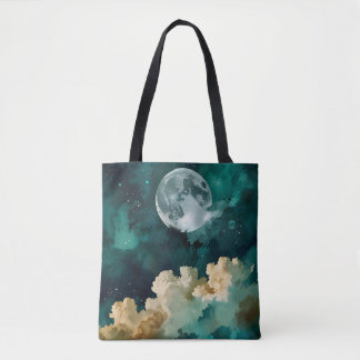 Clouds Beneath the Moon Tote Bag