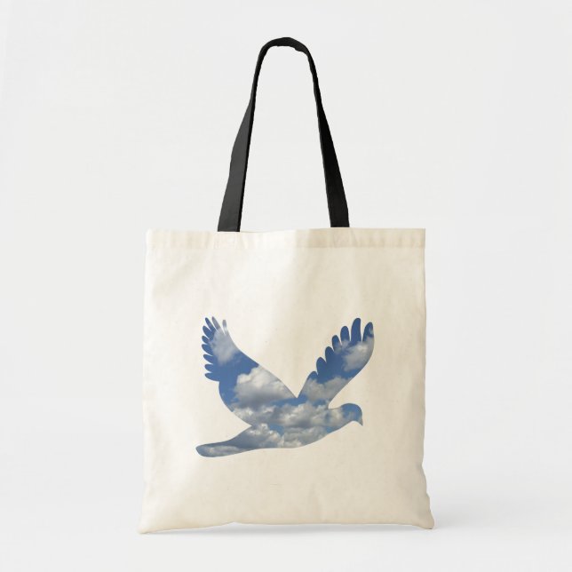 Clouds Bird Pattern Bag (Front)