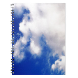 Clouds & Blue Sky Spiral Notebook