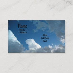 Clouds Business Card
