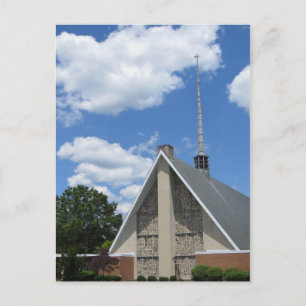 Clouds & Church Postcard