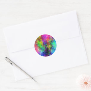 CLOUDS CLASSIC ROUND STICKER