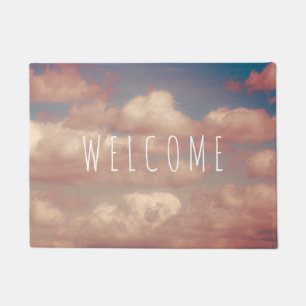 Clouds Custom WELCOME Door Mat