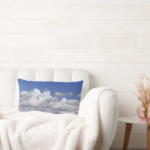 CLOUDS/ DECORATIVE LUMBAR PILLOW/"CLOUD 9" LUMBAR CUSHION