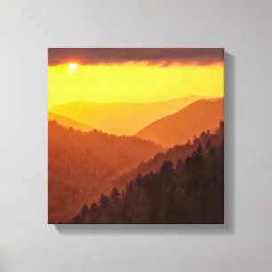 Clouds Fills Valley, Tennessee Canvas Print