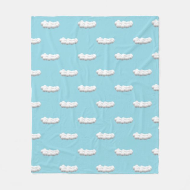 clouds Fleece Blanket (Front)