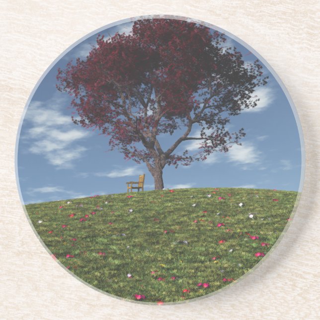 Clouds Go Sailing By Coaster (Front)