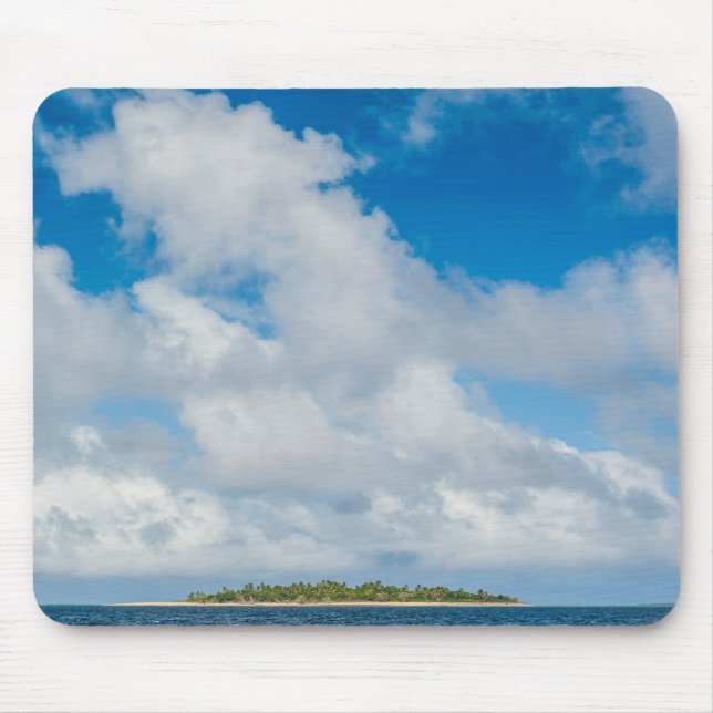 Clouds Hover Over Little Island Mouse Pad (Front)