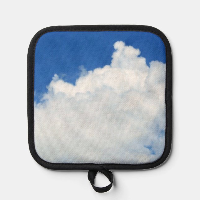 Clouds in a Bright Blue Sky Pot Holder (Front)