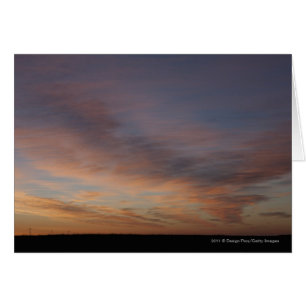 Clouds In An Orange Sky At Sunrise