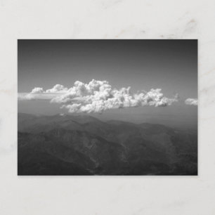 clouds in sky postcard