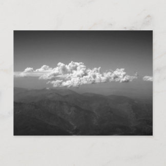 clouds in sky postcard