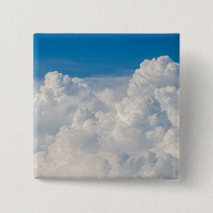 Clouds in the Sky 15 Cm Square Badge
