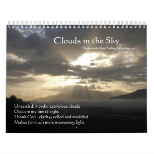 Clouds In The Sky Calendar