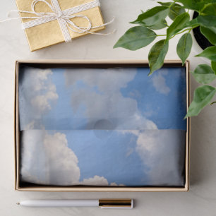 Clouds in the Sky Photography tissue paper