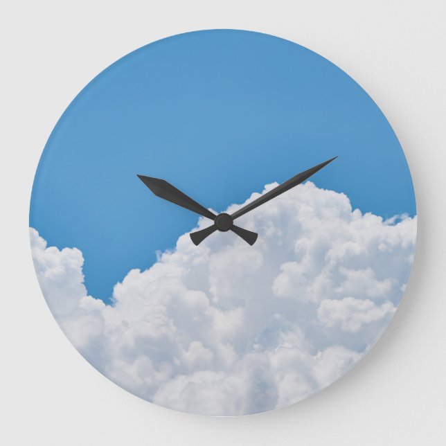Clouds Large Clock (Front)