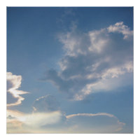 Clouds Nature Photography Poster Print