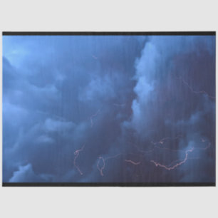 Clouds Night Sky Lightening Decoupage Tissue Paper