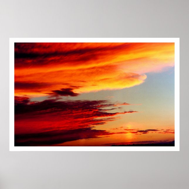 CLOUDS OF FIRE POSTER (Front)