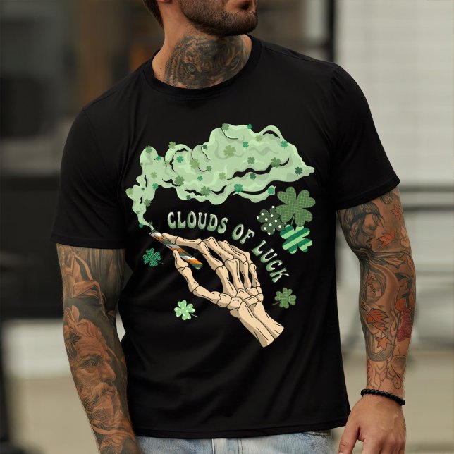  Clouds Of Luck Patrick's Day T-Shirt (Creator Uploaded)