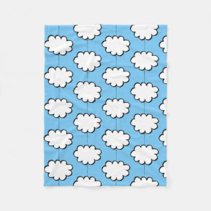 Clouds on Strings Fleece Blanket