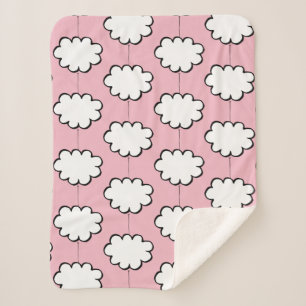 Clouds on Strings Sherpa Blanket