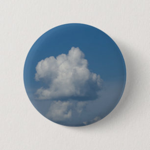 Clouds on the sky 6 cm round badge