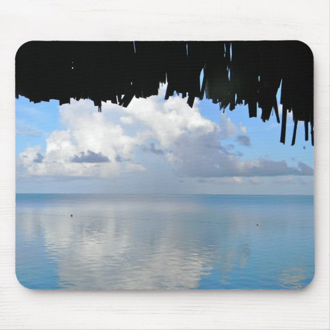 Clouds over Bora Bora Mouse Pad (Front)