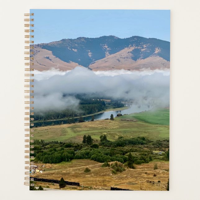 Clouds Over Flathead River Planner (Front)