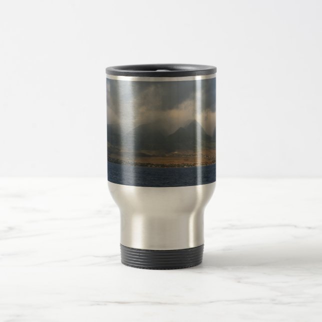 Clouds Over Maui Travel Mug (Center)