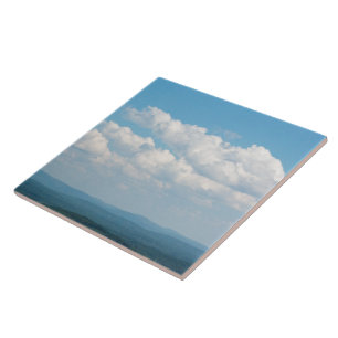 Clouds Over Mountains Tile
