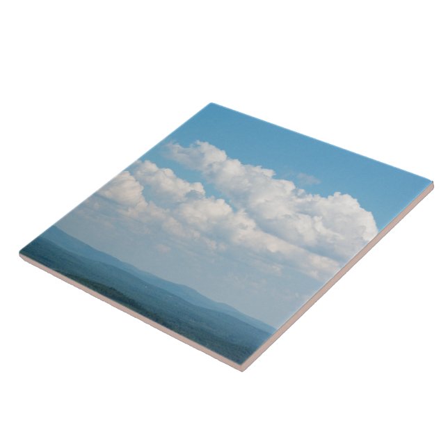 Clouds Over Mountains Tile (Side)