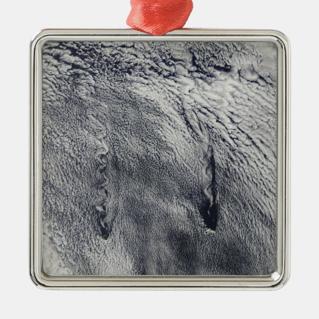 Clouds over the Juan Fernandez Islands Metal Tree Decoration (Front)