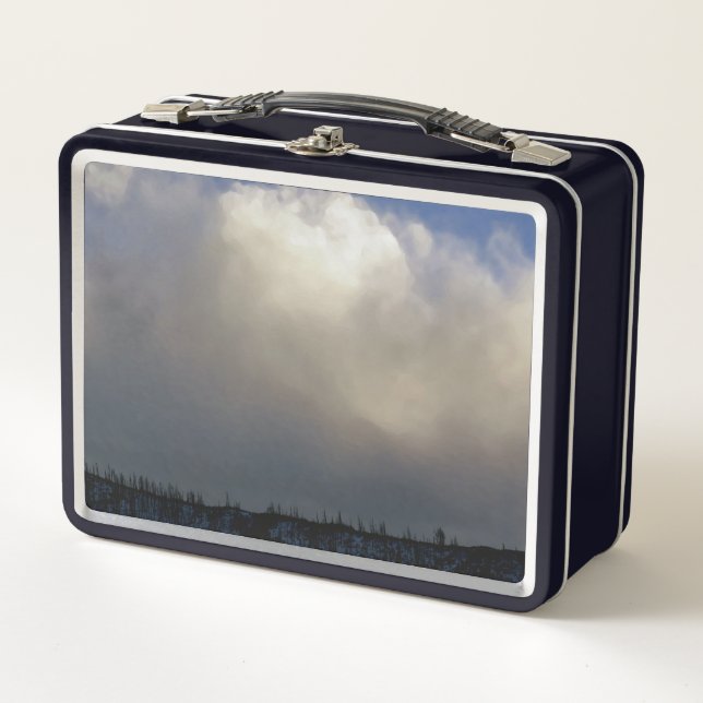 Clouds Over the Ridge Metal Lunch Box (Front)
