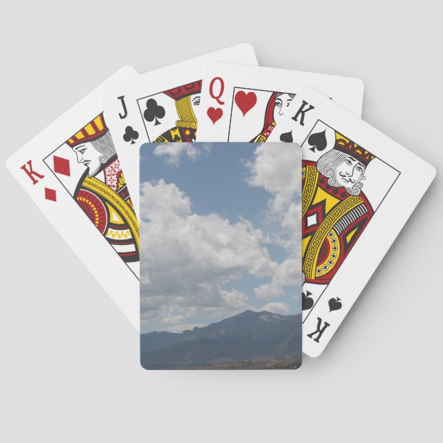 Clouds over the Rocky Mountains Playing Cards (Back)