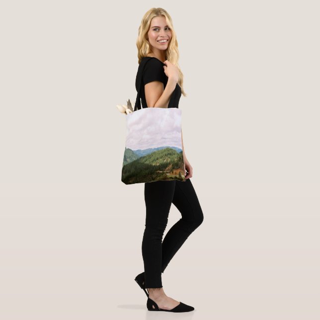 Clouds over the Valley..... Tote Bag (On Model)
