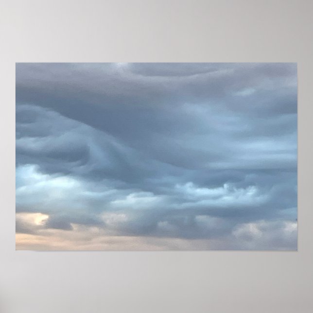 Clouds Photo Poster (Front)