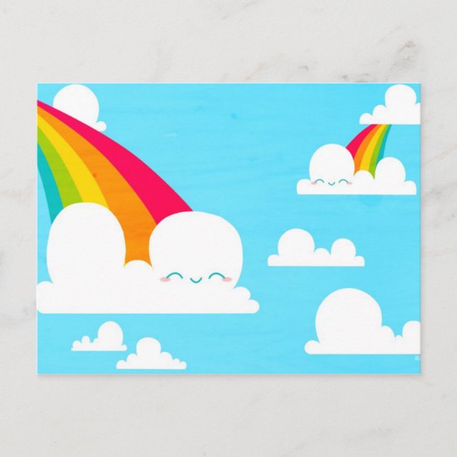 Clouds Postcard (Front)