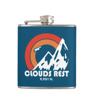 Clouds Rest Mountain Yosemite Sun Eagle Hip Flask