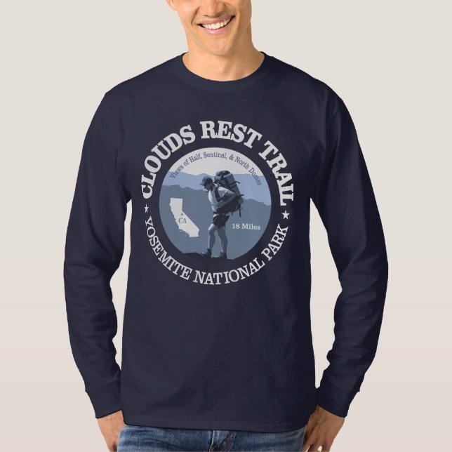 Clouds Rest Trail (BG) T-Shirt (Front)