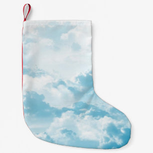 Clouds sky cartoon vector images small christmas stocking