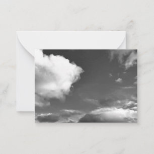Clouds Sky Outdoor Photgraphy Note Cards
