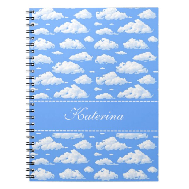 Clouds Spiral Notebook (Front)