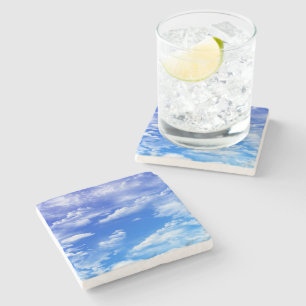 Clouds Stone Coaster