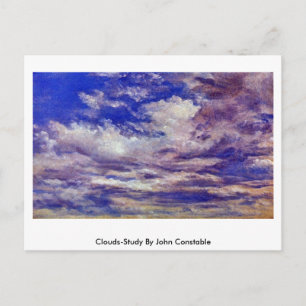 Clouds-Study By John Constable Postcard
