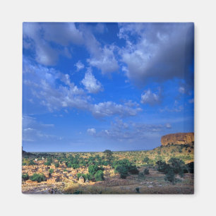 Clouds sweeping across the sky over the magnet
