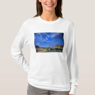 Clouds sweeping across the sky over the T-Shirt