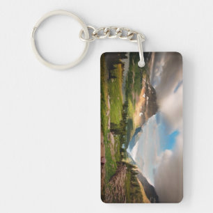 Clouds Sweeping Through Mountains Key Ring