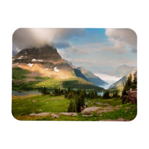 Clouds Sweeping Through Mountains Magnet