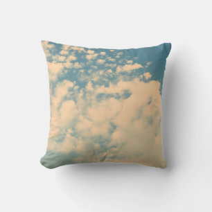 Clouds - vintage effect style pictureshome decor,  cushion